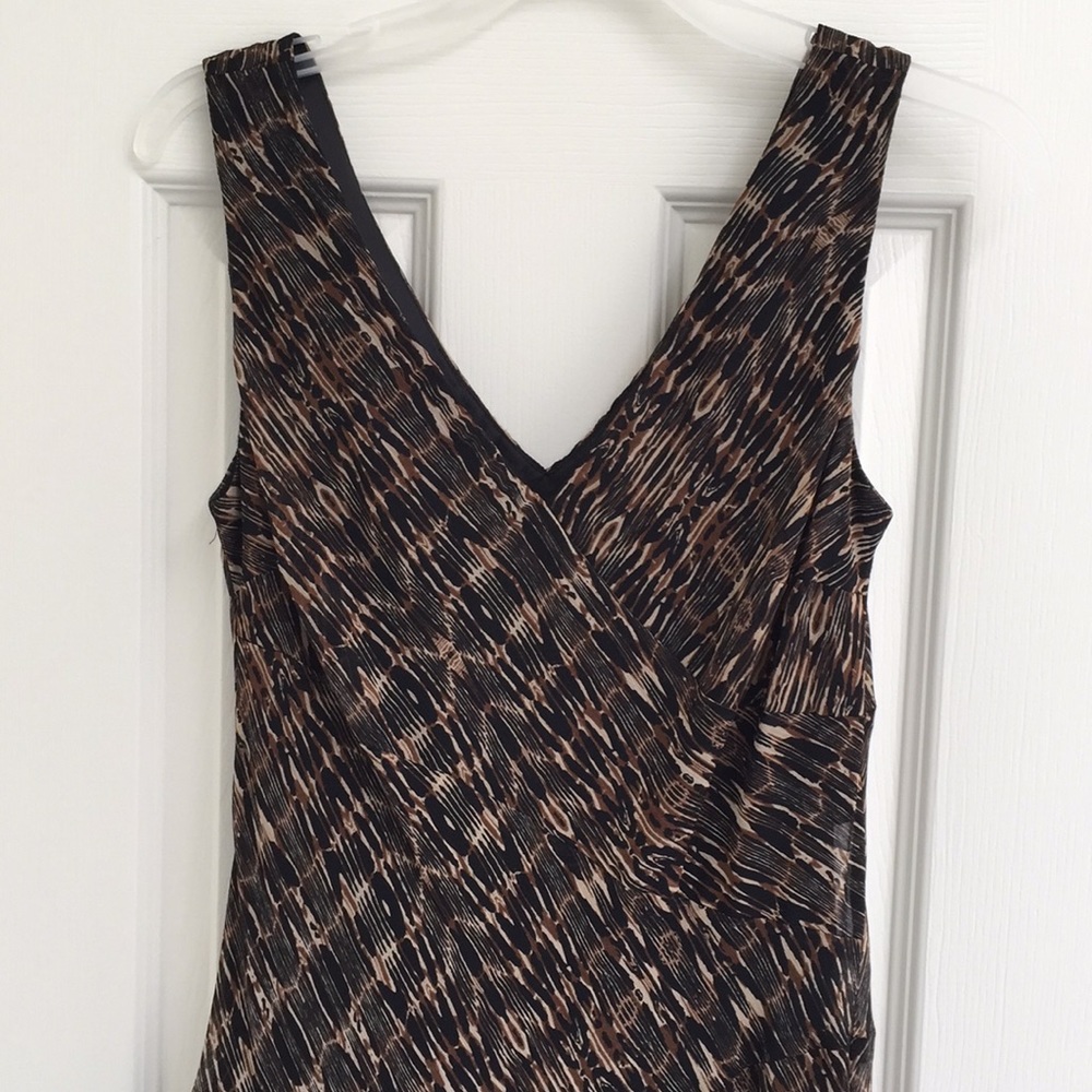 Women’s V-Neck Print Dress - Size S